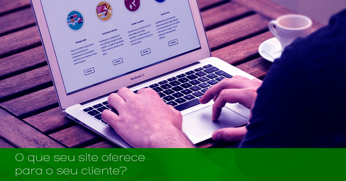 Por que você tem um site?